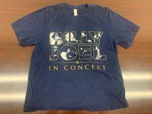 BELLA+CANVAS Billy Joel In Concert 2022 Tour T-Shirt Navy Blue Size M